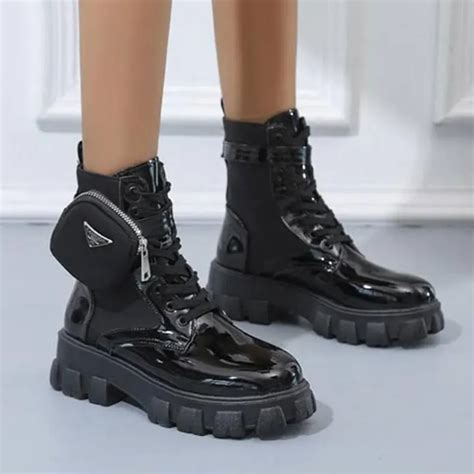 used prada boots|prada boots with pouch price.